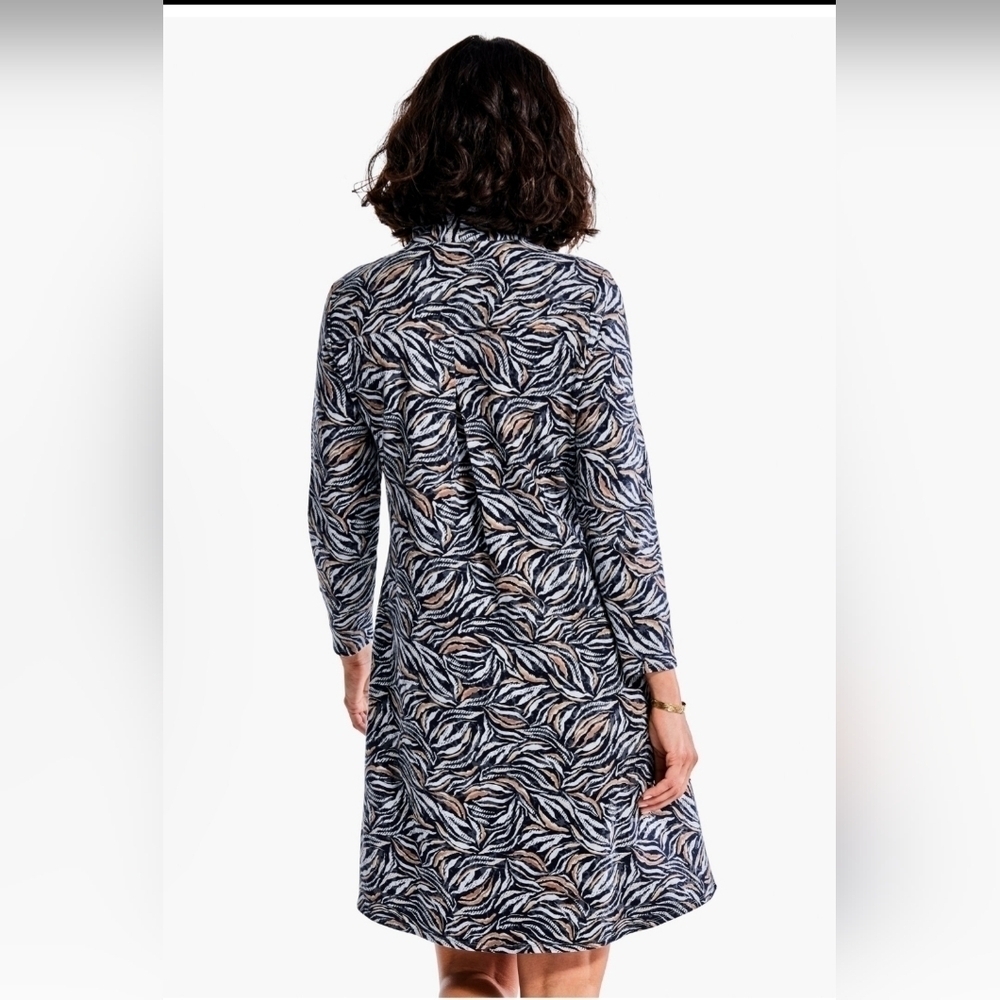 NWT NIC+ZOE Forest Fern Knit Dress Size PL, Retail $178, Business Casual - Picture 14 of 14